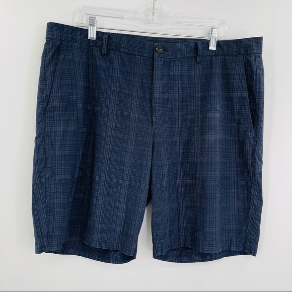 Theory Zaine so lightweight sheer plaid 8" shorts pockets men's size‎ 38 - Picture 1 of 9